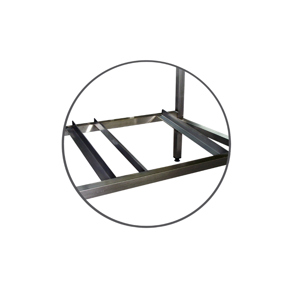 Logement pour caisses ou bacs