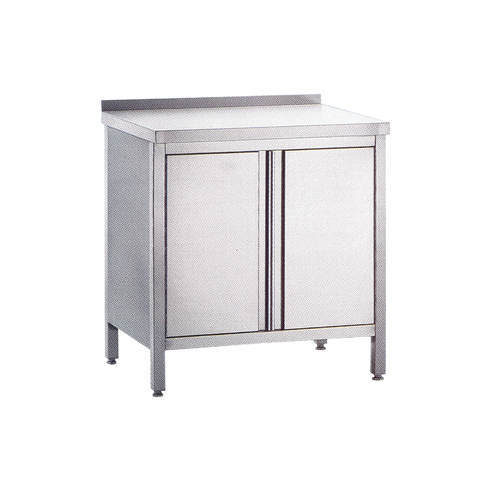 Table armoire avec portes battantes